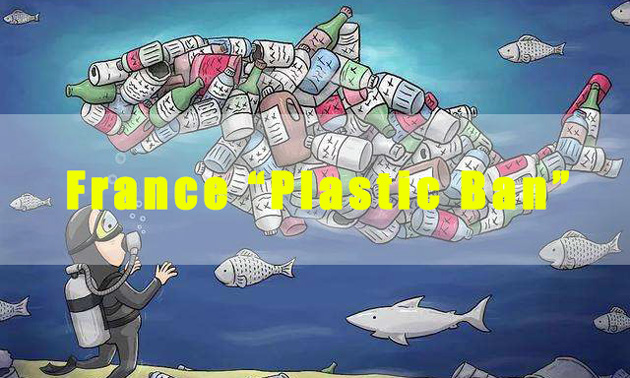حظر البلاستيك العالمي - حظر البلاستيك الفرنسي - يشجع استخدام المواد البلاستيكية القابلة للتحلل